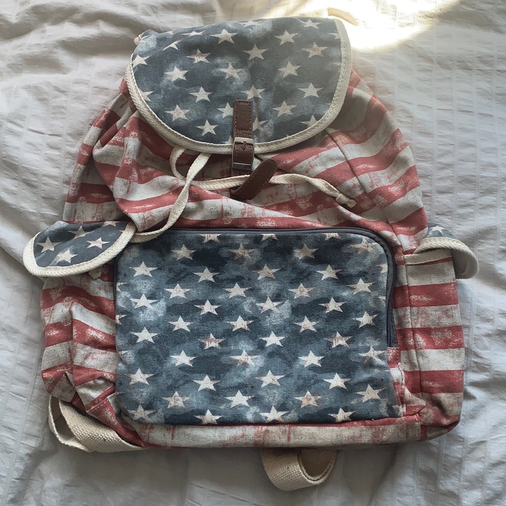 American Flag Backpack